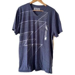 DKNY Short Sleeve Blue Graphic Tee